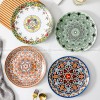 Bohemian Elegance: Vintage Literary Ceramic Dinnerware Set (8" and 10") Bohemian Elegance: Vintage Literary Ceramic Dinnerware Set (8" and 10")
