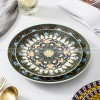 Bohemian Elegance: Vintage Literary Ceramic Dinnerware Set (8" and 10") Bohemian Elegance: Vintage Literary Ceramic Dinnerware Set (8" and 10")