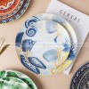Elegant Ceramic Ensemble: Set of 2 Literary Tableware Dinner Plates (8" and 10") Elegant Ceramic Ensemble: Set of 2 Literary Tableware Dinner Plates (8" and 10")