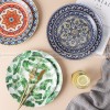 Elegant Ceramic Ensemble: Set of 2 Literary Tableware Dinner Plates (8" and 10") Elegant Ceramic Ensemble: Set of 2 Literary Tableware Dinner Plates (8" and 10")