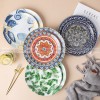 Elegant Ceramic Ensemble: Set of 2 Literary Tableware Dinner Plates (8" and 10") Elegant Ceramic Ensemble: Set of 2 Literary Tableware Dinner Plates (8" and 10")