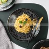 Japanese-Inspired Ceramic Elegance: Round Plate Dinnerware Set of 2 (8" and 10") Japanese-Inspired Ceramic Elegance: Round Plate Dinnerware Set of 2 (8" and 10")