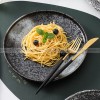 Japanese-Inspired Ceramic Elegance: Round Plate Dinnerware Set of 2 (8" and 10") Japanese-Inspired Ceramic Elegance: Round Plate Dinnerware Set of 2 (8" and 10")
