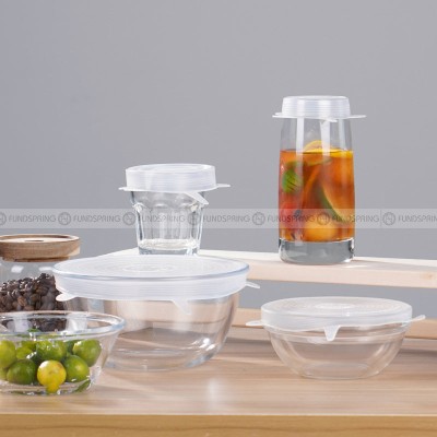 Kitchen Fresh-keeping Bowl Cover Food Grade Silicone Seal Lid  Set of 6 Kitchen Fresh-keeping Bowl Cover Food Grade Silicone Seal Lid  Set of 6