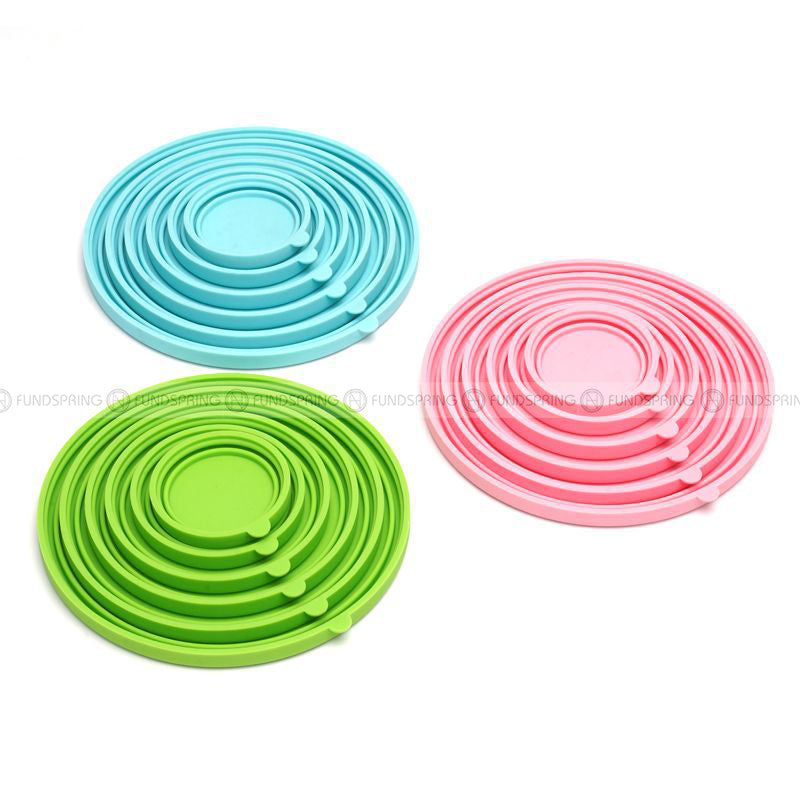 Kitchen Food Grade Silicone Seal Lid Fresh-keeping Bowl Cover Set of 6 Kitchen Food Grade Silicone Seal Lid Fresh-keeping Bowl Cover Set of 6