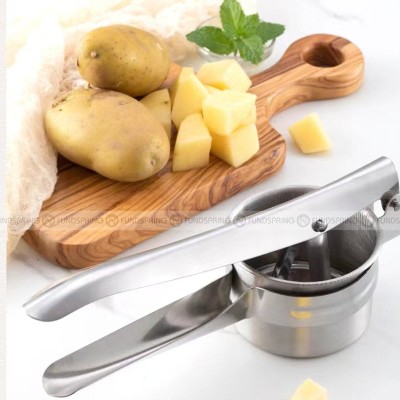 Kitchen Gadgets Potato Ricer Stainless Steel Masher Manual Juicer Kitchen Gadgets Potato Ricer Stainless Steel Masher Manual Juicer