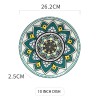 Ceramic Bohemian Dinnerware Set Creative Pattern Shallow Dinner Plate