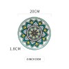 Ceramic Bohemian Dinnerware Set Creative Pattern Shallow Dinner Plate