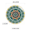 Ceramic Bohemian Dinnerware Set Creative Pattern Shallow Dinner Plate