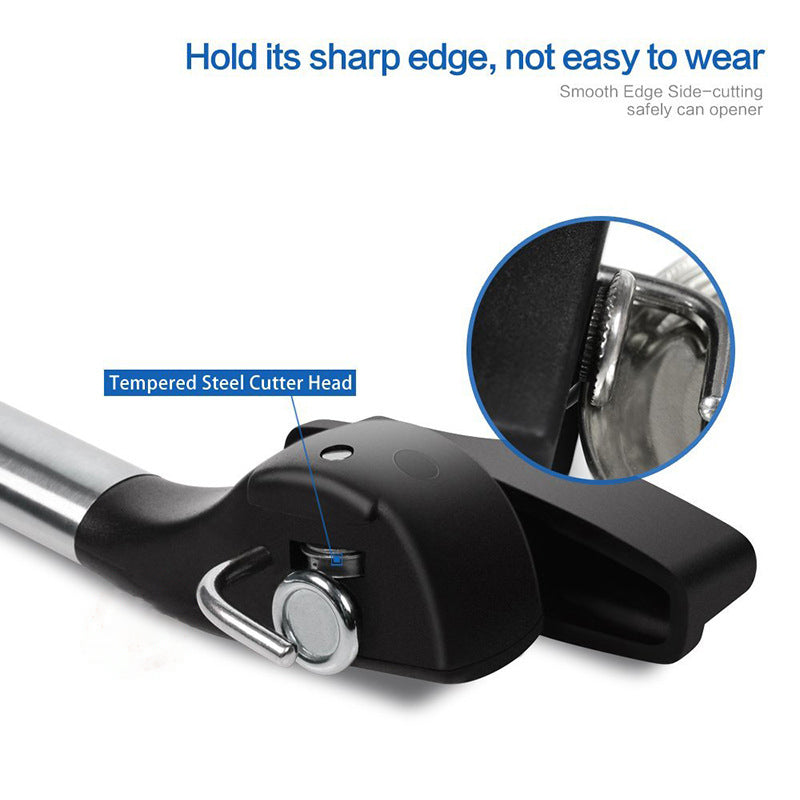 VersaSlice Stainless Steel 3-in-1 Opener: Can, Knife, and Bottle Opener VersaSlice Stainless Steel 3-in-1 Opener: Can, Knife, and Bottle Opener