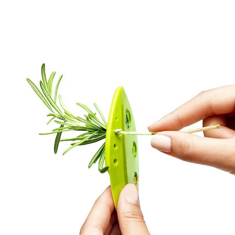 Kale & Greens Stripper Vegetable Stem And Leaf Separator 8 Holes Kale & Greens Stripper Vegetable Stem And Leaf Separator 8 Holes