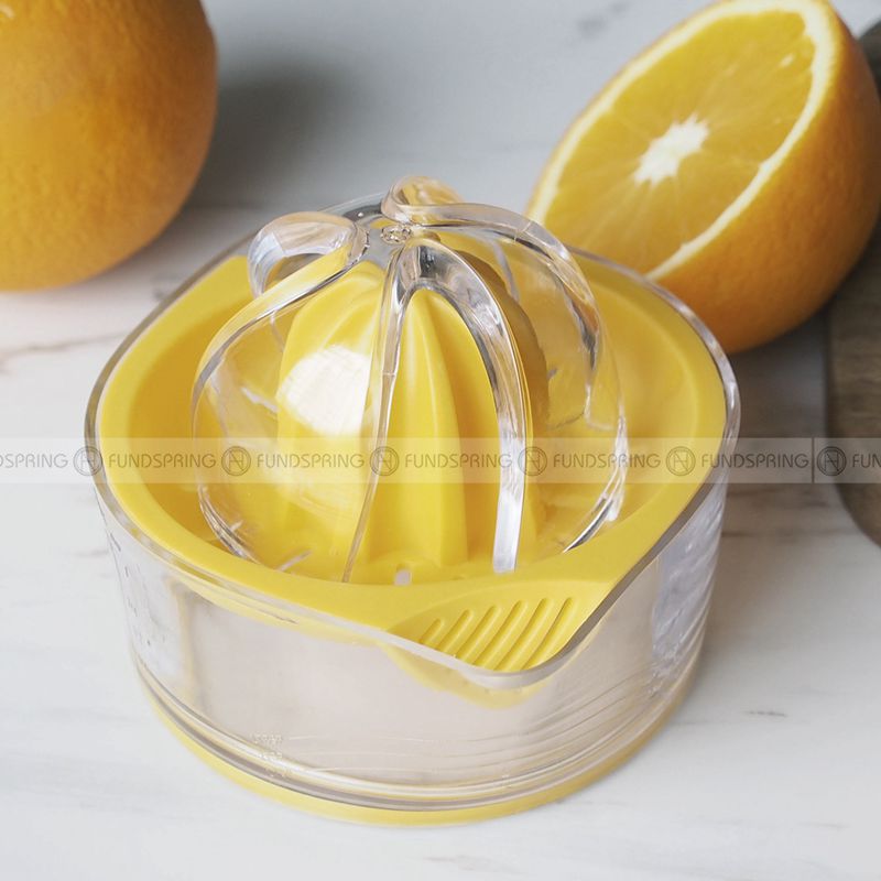 Manual Lemon Squeezer Plastic Separation Juicer with Scale