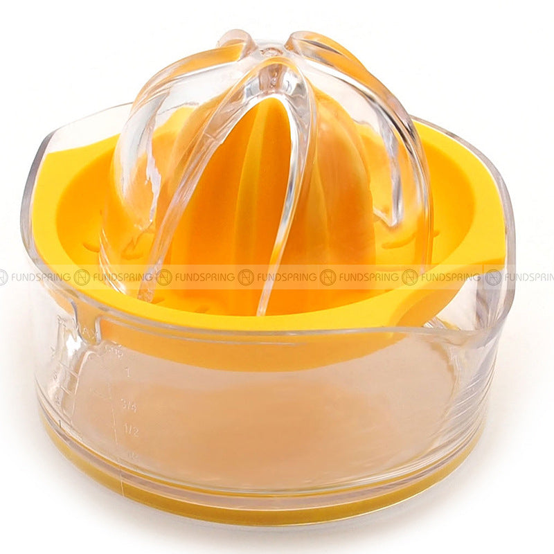 Manual Lemon Squeezer Plastic Separation Juicer with Scale Manual Lemon Squeezer Plastic Separation Juicer with Scale