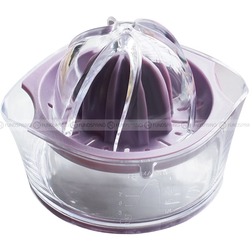 Manual Lemon Squeezer Plastic Separation Juicer with Scale Manual Lemon Squeezer Plastic Separation Juicer with Scale