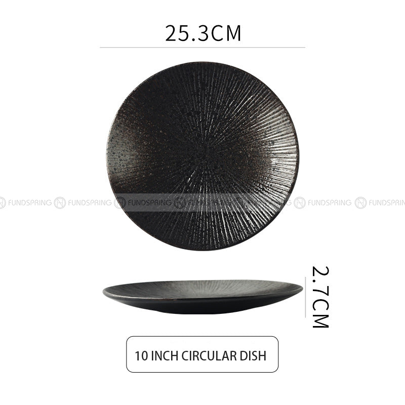 Japanese Ceramic Dinnerware Frosted Tableware Dinner Plates Japanese Ceramic Dinnerware Frosted Tableware Dinner Plates