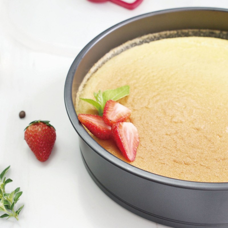 Round Lock Cake Mold Removable Bottom Non-stick Baking Pan with Lid Round Lock Cake Mold Removable Bottom Non-stick Baking Pan with Lid