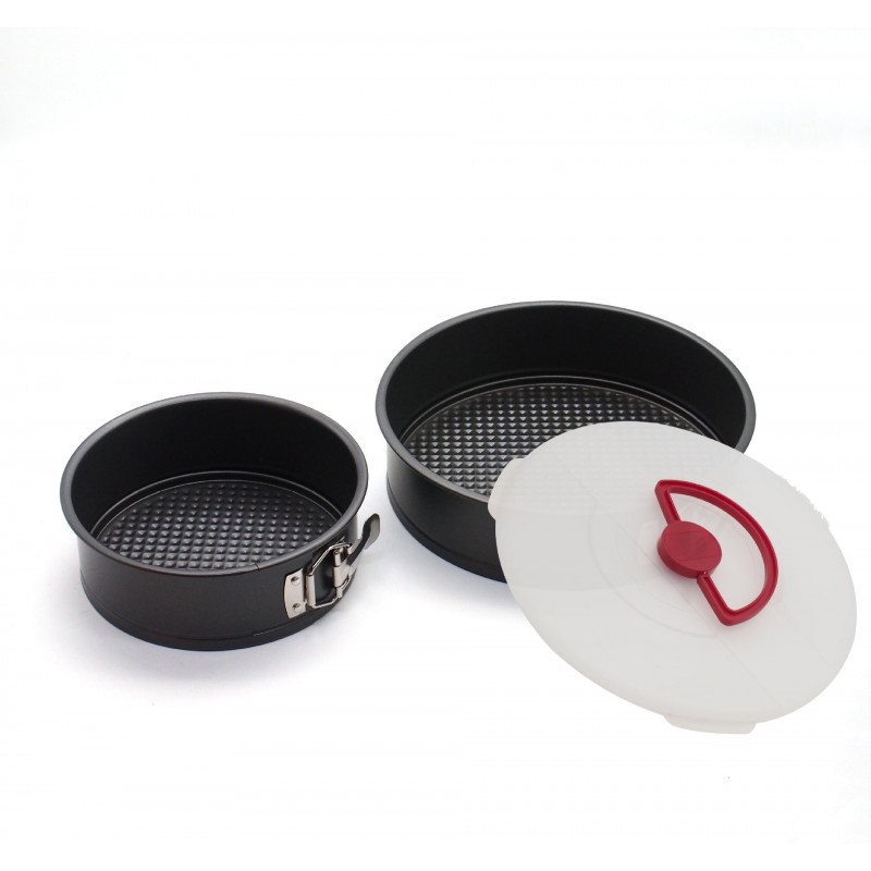 Round Lock Cake Mold Removable Bottom Non-stick Baking Pan with Lid Round Lock Cake Mold Removable Bottom Non-stick Baking Pan with Lid
