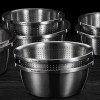 304 Stainless Steel Basin Food Grade Soup Bowl Thickened Cooking Pot 304 Stainless Steel Basin Food Grade Soup Bowl Thickened Cooking Pot