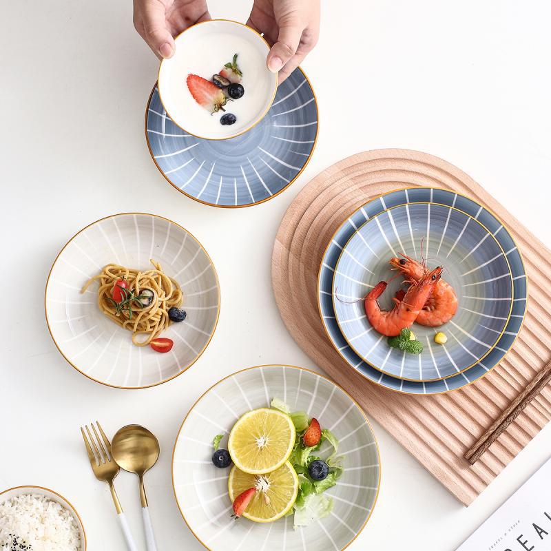 Japanese Elegance Ceramic Dinnerware Set - 16-Piece Delight Japanese Elegance Ceramic Dinnerware Set - 16-Piece Delight
