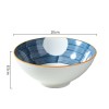 Sophisticated Hat-Shaped Ceramic Bowls Set - 7''/8'' - Japanese Inspired