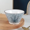 Sophisticated Japanese Elegance Ceramic Hat-Shaped Dinner Bowls - 5 inches Sophisticated Japanese Elegance Ceramic Hat-Shaped Dinner Bowls - 5 inches
