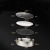 304 Stainless Steel Steamer Seafood Pot Induction Cooker Gas Furnace 304 Stainless Steel Steamer Seafood Pot Induction Cooker Gas Furnace