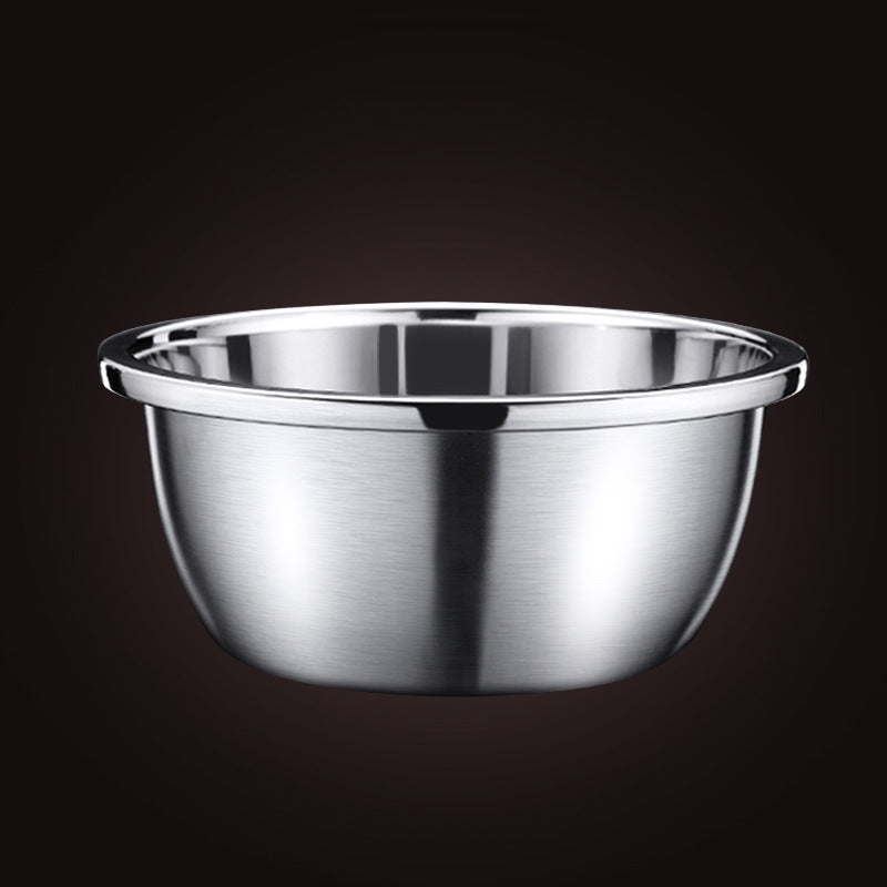 304 Stainless Steel Basin Food Grade Soup Bowl Thickened Cooking Pot 304 Stainless Steel Basin Food Grade Soup Bowl Thickened Cooking Pot
