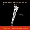 304 Stainless Steel Barbecue Tongs Kitchen Anti-scalding Food Clamp