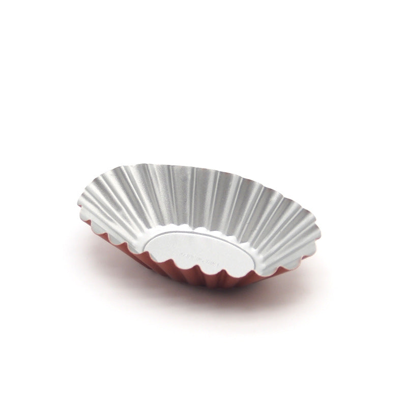 EleganceBake Oval Egg Tart Molds: Portuguese Tart and Champagne Baking Set of 4 EleganceBake Oval Egg Tart Molds: Portuguese Tart and Champagne Baking Set of 4