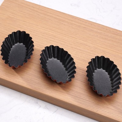 Petite Elegance Oval Egg Tart Molds: Small Pie Pan and Non-Stick Baking Set of 3 Petite Elegance Oval Egg Tart Molds: Small Pie Pan and Non-Stick Baking Set of 3
