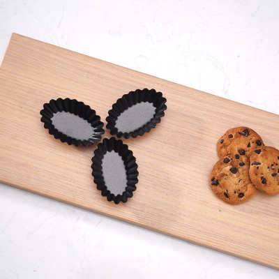 Petite Elegance Oval Egg Tart Molds: Small Pie Pan and Non-Stick Baking Set of 3 Petite Elegance Oval Egg Tart Molds: Small Pie Pan and Non-Stick Baking Set of 3