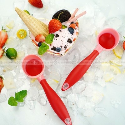 Elastic-Handled Plastic Ice Cream Scoop: Perfect for Round, Effortless Scoops Elastic-Handled Plastic Ice Cream Scoop: Perfect for Round, Effortless Scoops