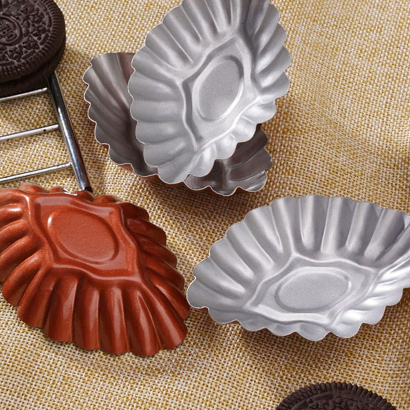 Floral Delight Tart Molds - Set of 3 Blossom-Shaped Portuguese Tart Molds