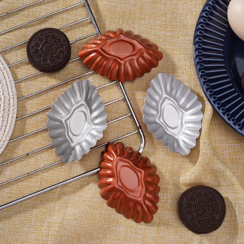 Floral Delight Tart Molds - Set of 3 Blossom-Shaped Portuguese Tart Molds Floral Delight Tart Molds - Set of 3 Blossom-Shaped Portuguese Tart Molds