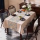 Piedmont Tablecloth Waterproof  Velvet Fabric Dining Table Cover