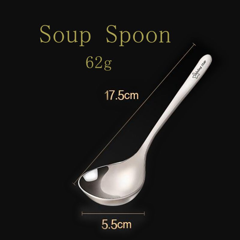 304 Stainless Steel Soup Spoon Deeper Long Spoon Mirror Polishing 304 Stainless Steel Soup Spoon Deeper Long Spoon Mirror Polishing