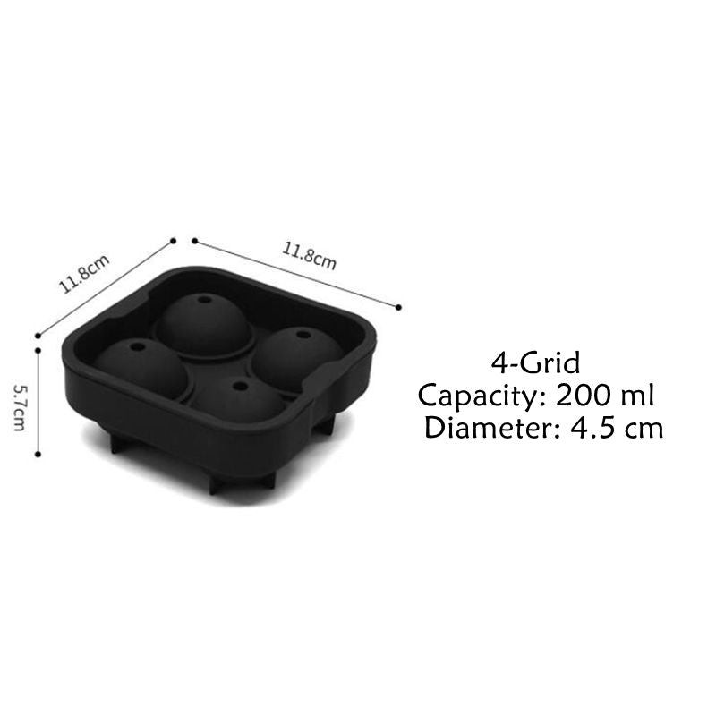 Silicone Ice Lattice: Large Spherical Ice Hockey Mold Silicone Ice Lattice: Large Spherical Ice Hockey Mold