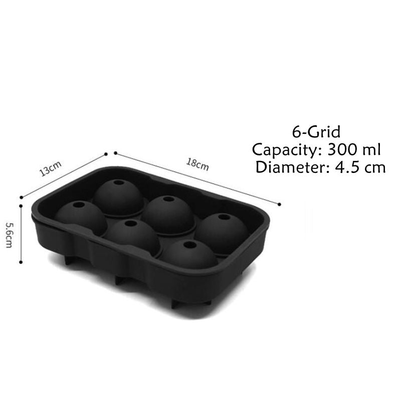 Silicone Ice Lattice: Large Spherical Ice Hockey Mold Silicone Ice Lattice: Large Spherical Ice Hockey Mold