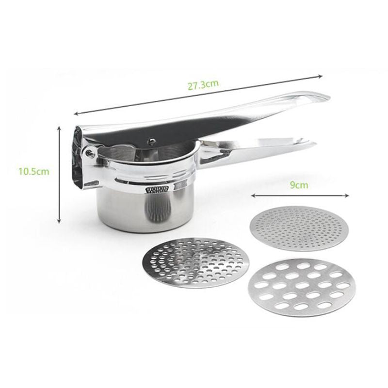Kitchen Gadgets Potato Ricer Stainless Steel Masher Manual Juicer Kitchen Gadgets Potato Ricer Stainless Steel Masher Manual Juicer