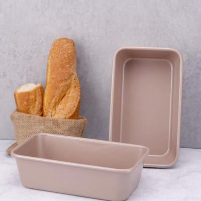 9.5-Inch Rectangular Non-stick Cake Box Toast Pan Thickened Baking Pan 9.5-Inch Rectangular Non-stick Cake Box Toast Pan Thickened Baking Pan