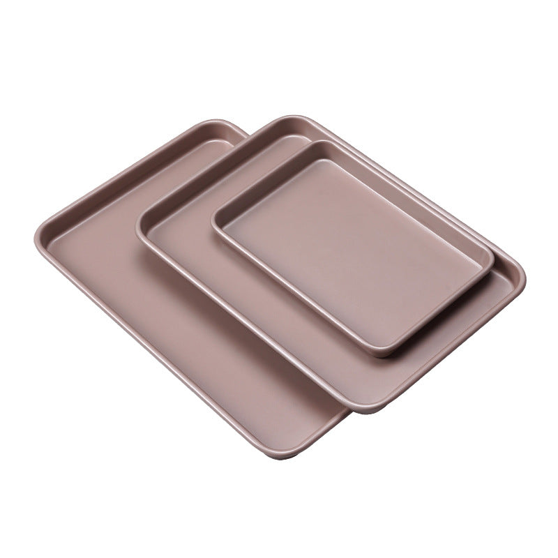 Premium Rectangular Carbon Steel Baking Pan - Thickened Cookie Cake Mold Premium Rectangular Carbon Steel Baking Pan - Thickened Cookie Cake Mold