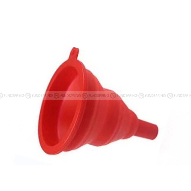 Silicone Funnel Set - Heat Resistant, Retractable, Food Grade, Set of 2 Random Color Silicone Funnel Set - Heat Resistant, Retractable, Food Grade, Set of 2 Random Color