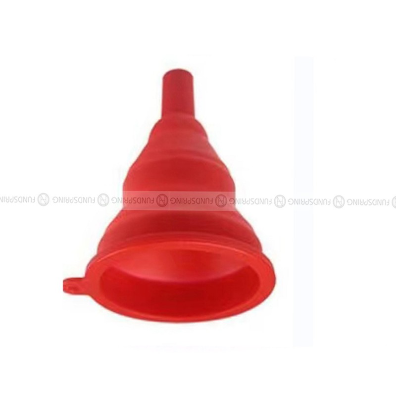 Silicone Funnel Set - Heat Resistant, Retractable, Food Grade, Set of 2 Random Color Silicone Funnel Set - Heat Resistant, Retractable, Food Grade, Set of 2 Random Color