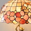 Ultra Size Solid Brass Stand Lamp Tiffany Table Lamp with Flower Decorated Shell Lamp Shade Ultra Size Solid Brass Stand Lamp Tiffany Table Lamp with Flower Decorated Shell Lamp Shade