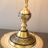 Ultra Size Solid Brass Stand Lamp Tiffany Table Lamp with Flower Decorated Shell Lamp Shade Ultra Size Solid Brass Stand Lamp Tiffany Table Lamp with Flower Decorated Shell Lamp Shade