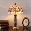Tiffany Lamp Table Lamp Shell Flowers Lampshade Solid Brass Vase Base Tiffany Lamp Table Lamp Shell Flowers Lampshade Solid Brass Vase Base