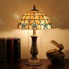 Tiffany Lamp Table Lamp Shell Flowers Lampshade Solid Brass Vase Base Tiffany Lamp Table Lamp Shell Flowers Lampshade Solid Brass Vase Base