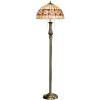 Tiffany Floor Lamp with Flower Shell Shade and Solid Brass Lamp Holder Tiffany Floor Lamp with Flower Shell Shade and Solid Brass Lamp Holder