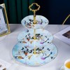 Bone China Multi-layer Dessert Plate Stand Rack Fruit Plate Bone China Multi-layer Dessert Plate Stand Rack Fruit Plate
