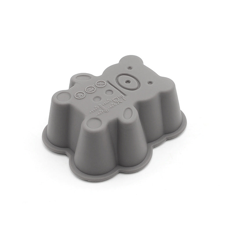 Food-grade Silicone Bear-shaped Baking Mold Muffin Cup non-stick Mold Food-grade Silicone Bear-shaped Baking Mold Muffin Cup non-stick Mold
